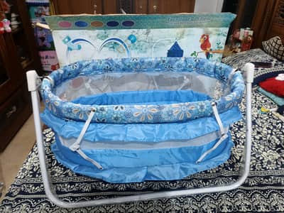 Baby Dreams Swing Cot Cradle Dual Stands Support along with Mosquito