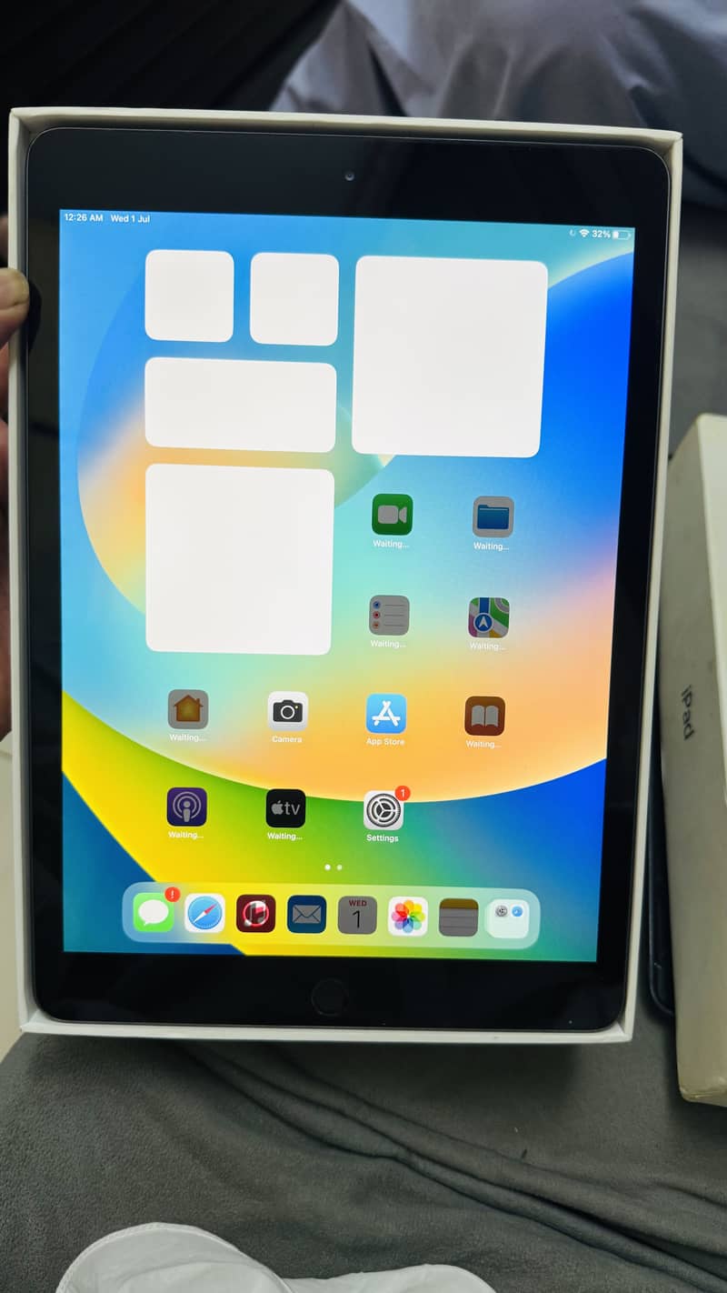 Ipad 8th generation with complete  box 3