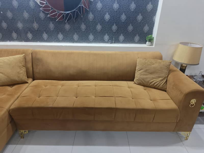 L shape 3+3 sofa set 1