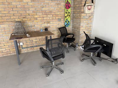 Office furniture, chairs, tables, sofas