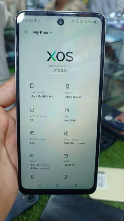 Infinix Smart 8 Pro 4+4/128 gb dual sim approved