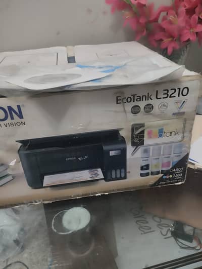 Epson L3210 new wifi all in one color black both printer scanner