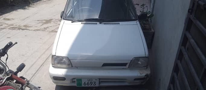 Suzuki Mehran VX 1992 Lahore number
