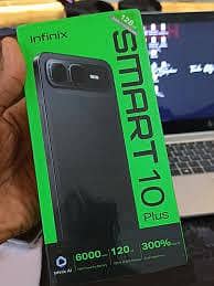 infinix smart 10 plus 128 GB storage, 4 GB ram