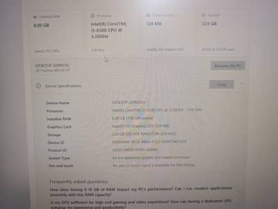 Intel i5 6 GEN (8 PCs)