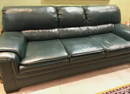 Premium Green 3 Seater Sofa