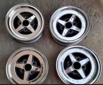 Genuine Work Equip 01 Wheels - 13” JDM Classics - Rare Find