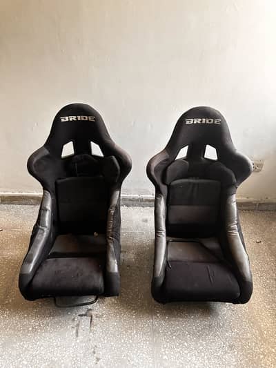 Bride Full Bucket Racing Seats – Black – JDM Performance