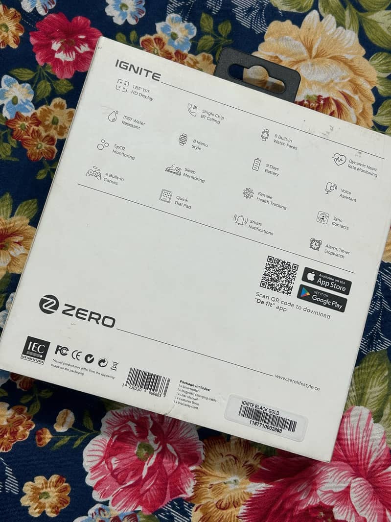 Zero Ignite Smart Watch 0