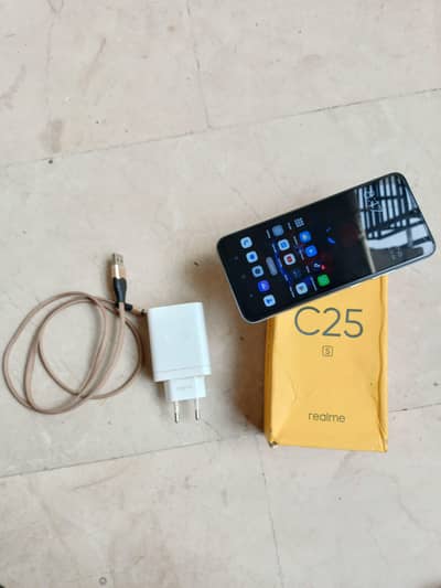 Realme C25s for sale 4/128 full box