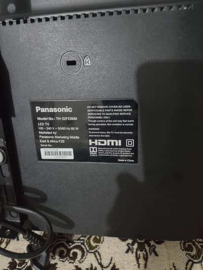 Panasonic 32 Led Tv Full Original & Full HD