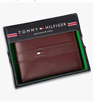 100% Original Tommy Hilfiger Passcase & Wallet | PURE LEATHER