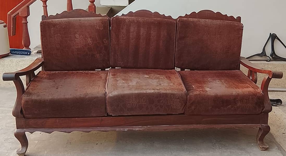 Wooden Sofa set 3