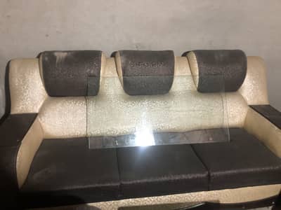 6 seater sofa set available for sell mobile 03178387105