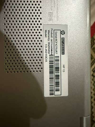 Hp 13 Laptop core i3
