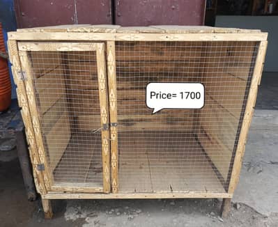 Hen, parrot, and pigeons Cages Available