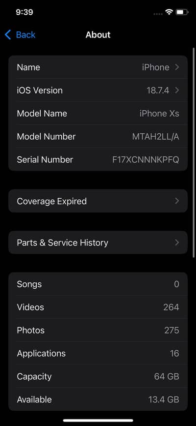 Apple iPhone XS