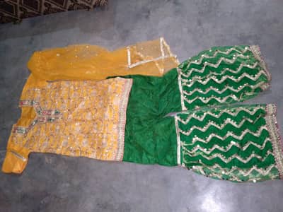 mehndi suit
