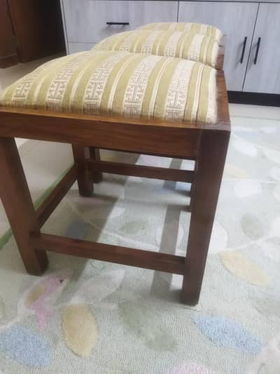 Wooden Stools Set of 5