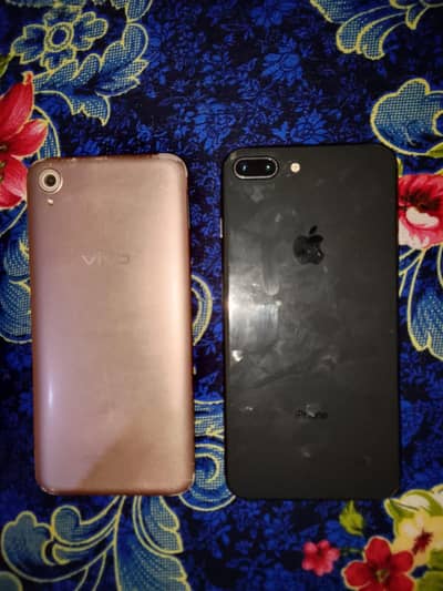 dono mobile sale krny Hain iphone 8 plus 64 vivo y90 2 32