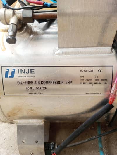 compressor 2hp oil free