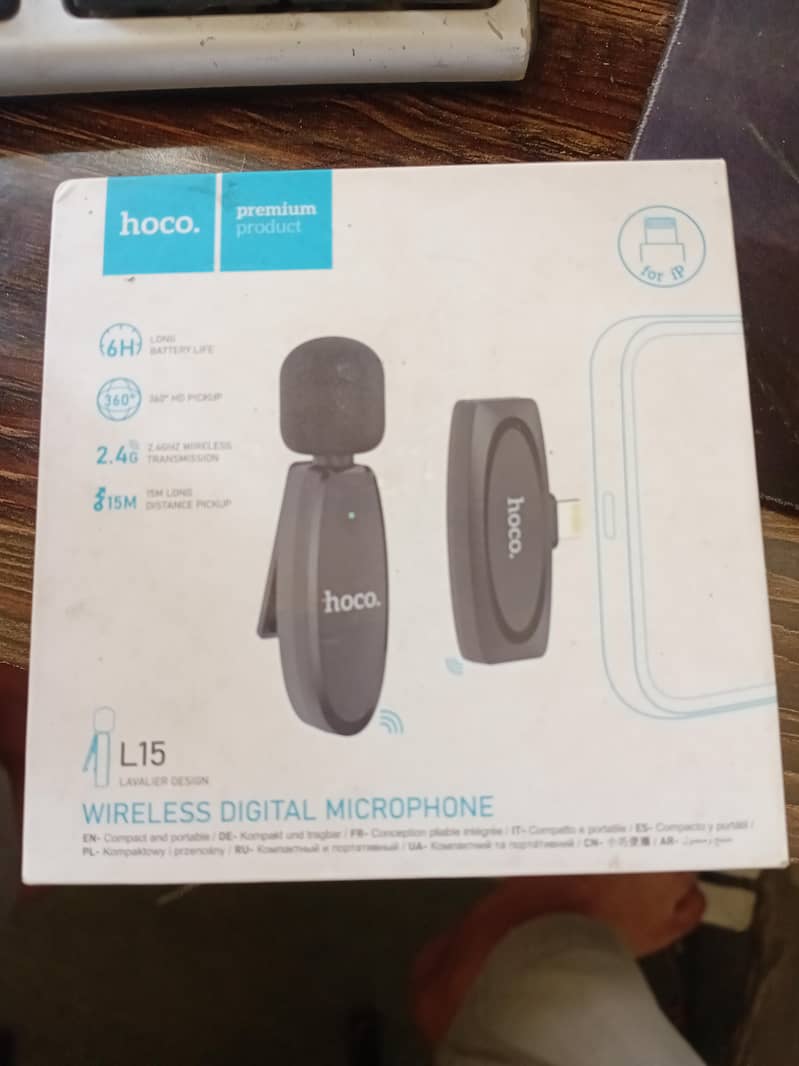 hoco wireless digital microphone  1