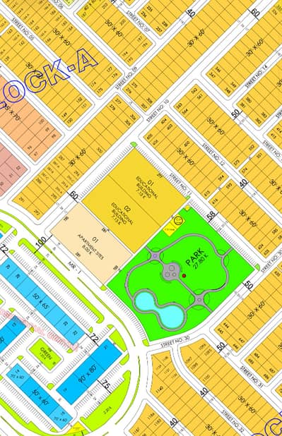 8 MARLA PLOT FOR SALE in FAISAL TOWN BLOCK A