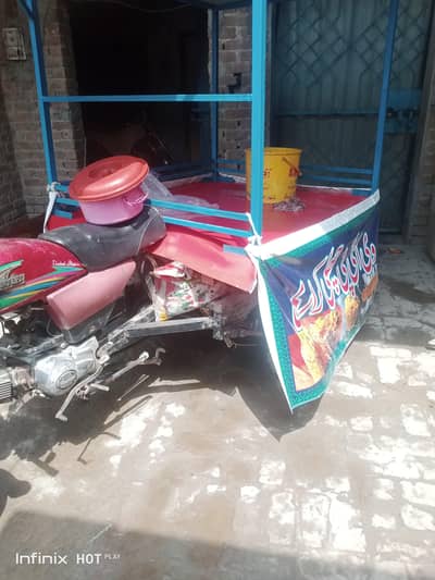 food cart rickshaw for sell. phon no03077157592