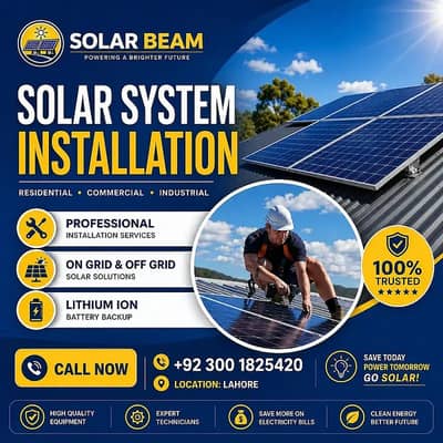 Solar Package, Solar Installation, Solar Earthing Boring, inverter