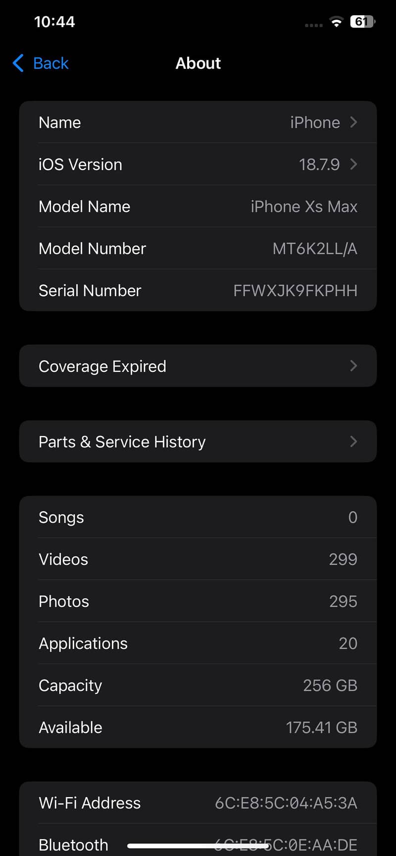 Apple iPhone XS Max 6