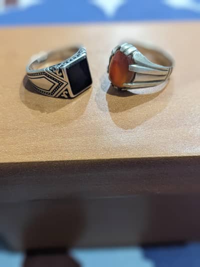 Aqeeq premium quality and 92.5 ring