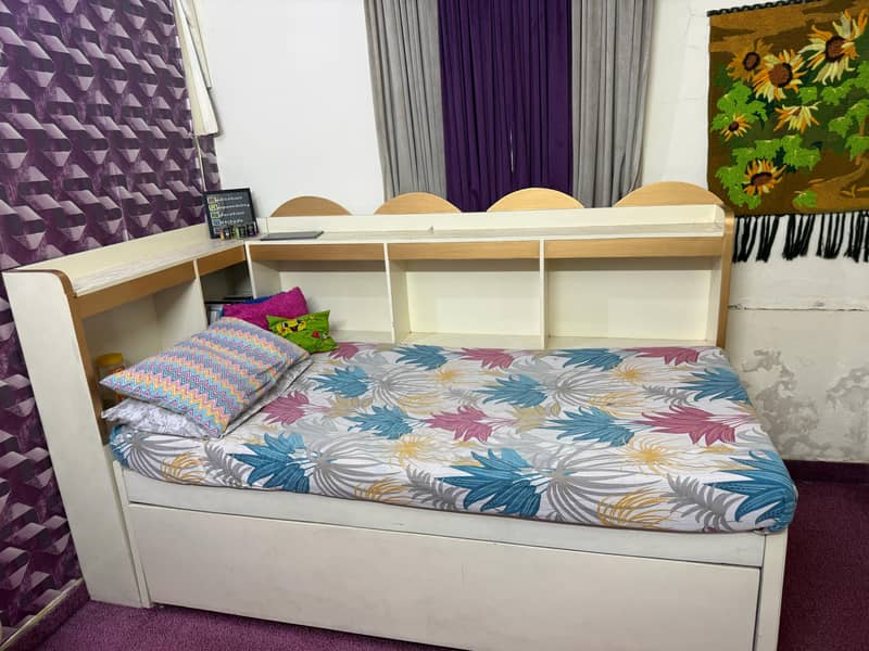 bed with dressing 7