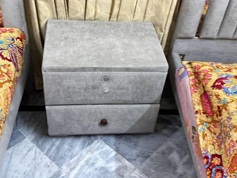 bed with side table 3
