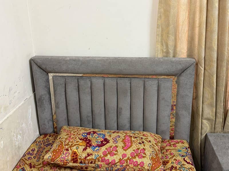 bed with side table 4