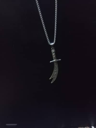 Zulfikar Hazrat Ali Talwar Shape Desing Chain