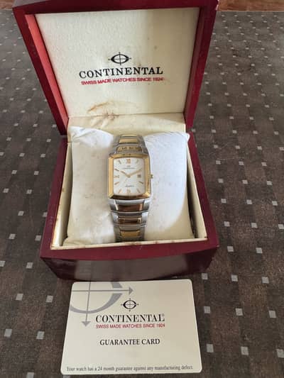 Continental Men’s Swiss Watch | Original Box & Papers