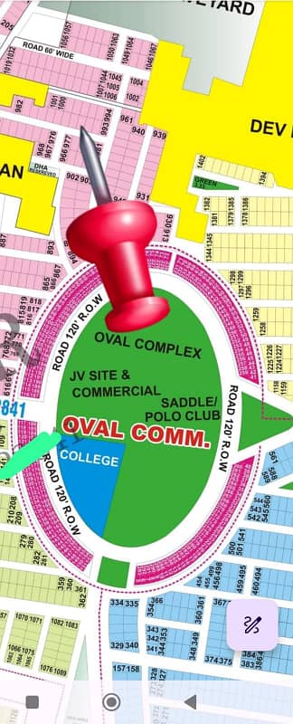 1 Kanal Plots For Sale In DHA Phase 9 Prism