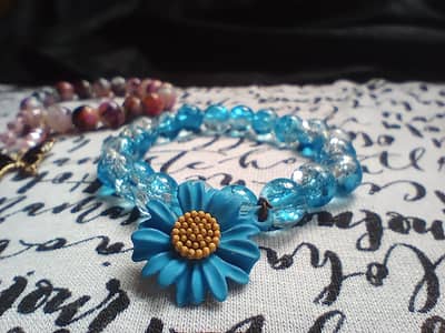 Colorful Crystal Bead Bracelets. .