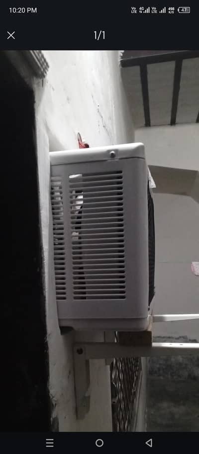 Midea 1 Ton Window AC with Power Supply – Excellent Condition