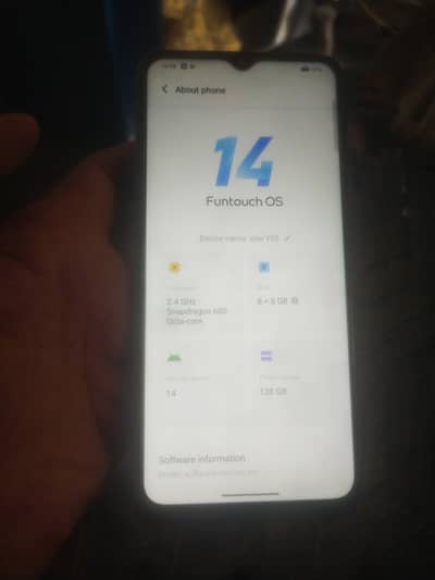 Vivo Y35s 8+8 128 with box charger