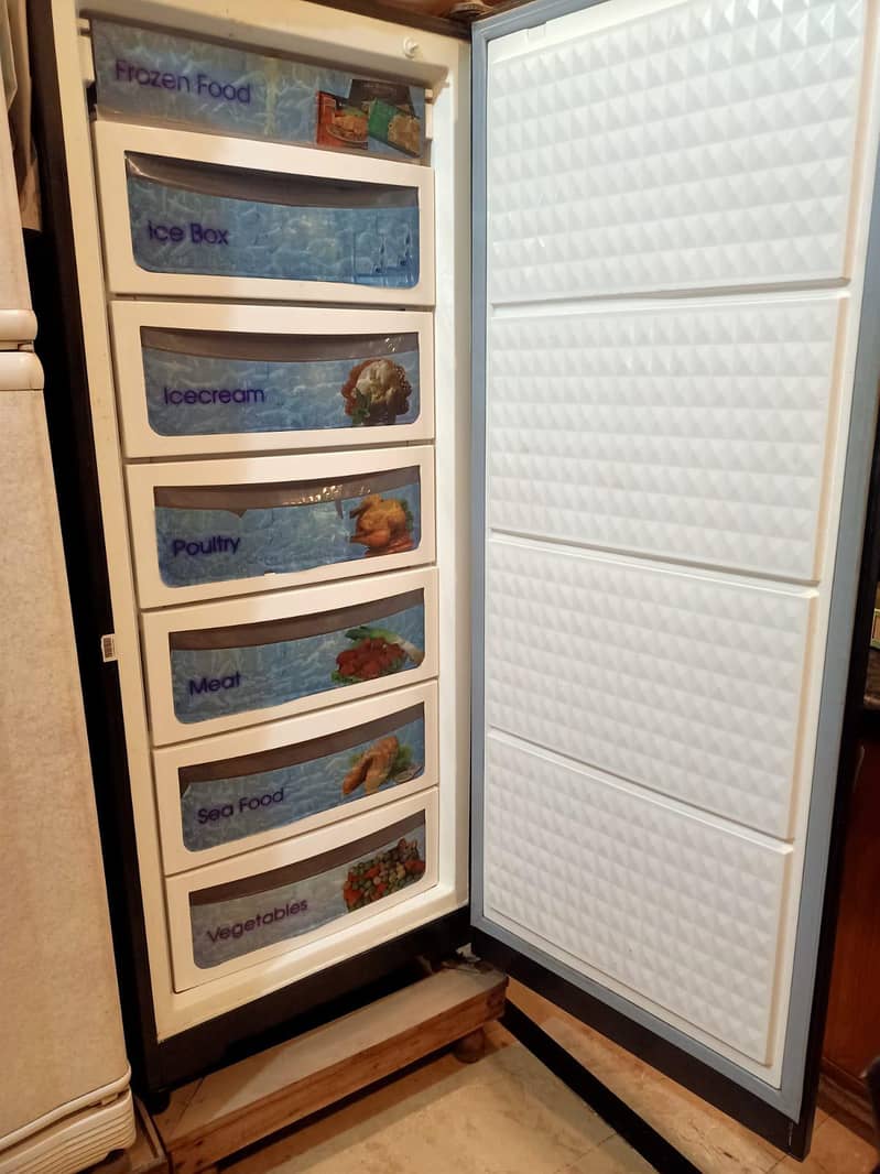 Dawlance vertical freezer for home use 1