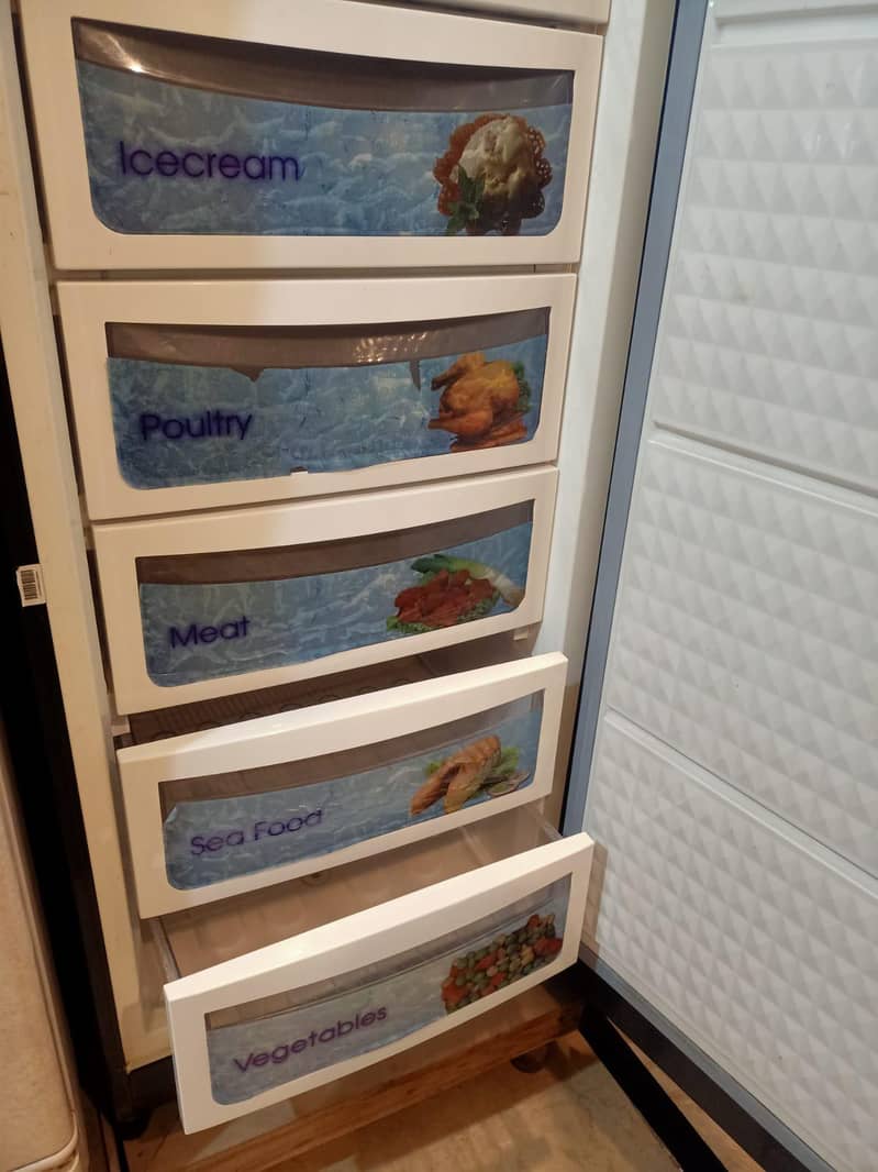 Dawlance vertical freezer for home use 3