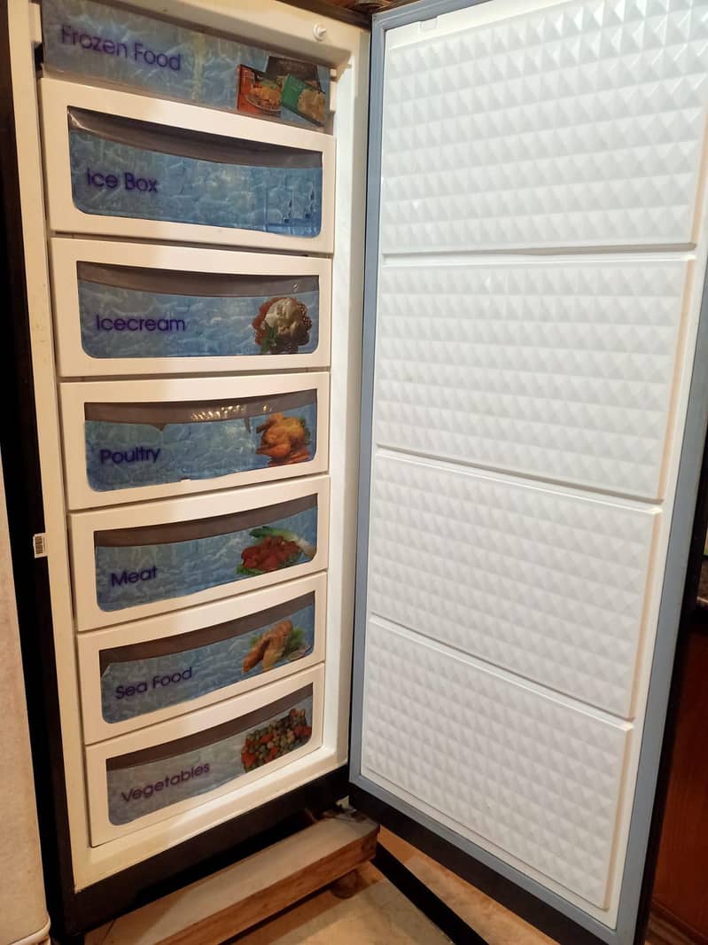 Dawlance vertical freezer for home use 4