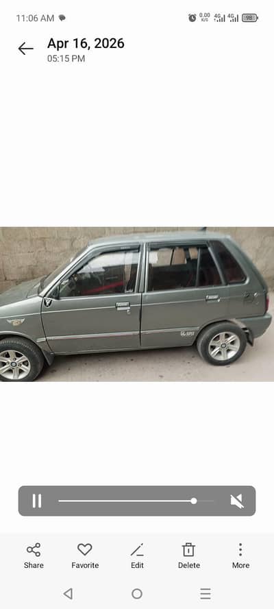 Suzuki Mehran VX 2013 Punjab number