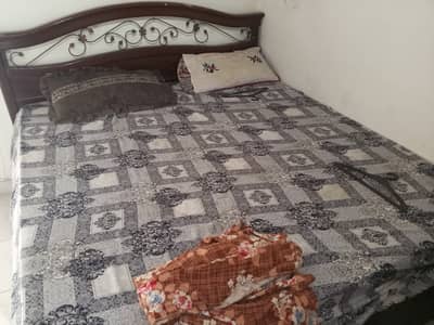 Wooden bed