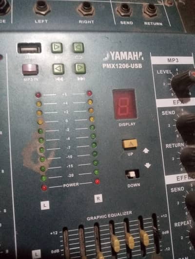 dj mixer Yamaha 12 channel mixer Yamaha for sale location faisalabad