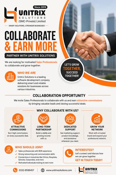 Sales Executive / Business Development Partner (Commission Based) – IT
