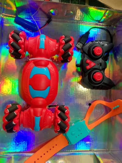 Gesture Control Stunt Robot With Watch & Remote | Kids Toy`