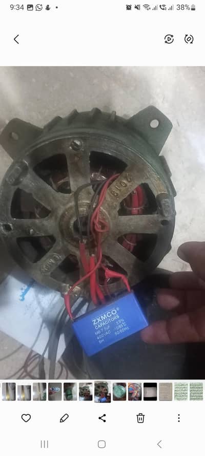 Exhaust motor/ Roon Coller motor+ Fan + stand