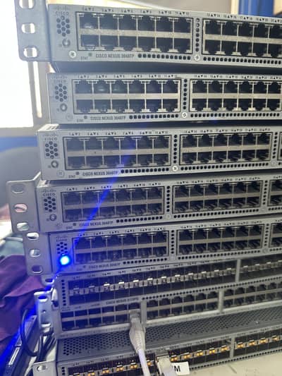Cisco Nexus switch  3048TP-1GE 1RU 48 x 10/100/1000 and 4 x 10GE port